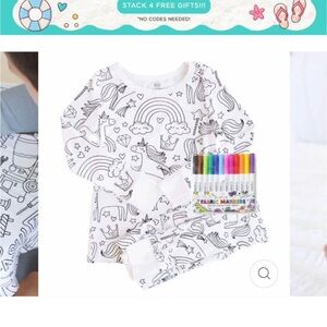 Caden Lane Colorable Pajamas